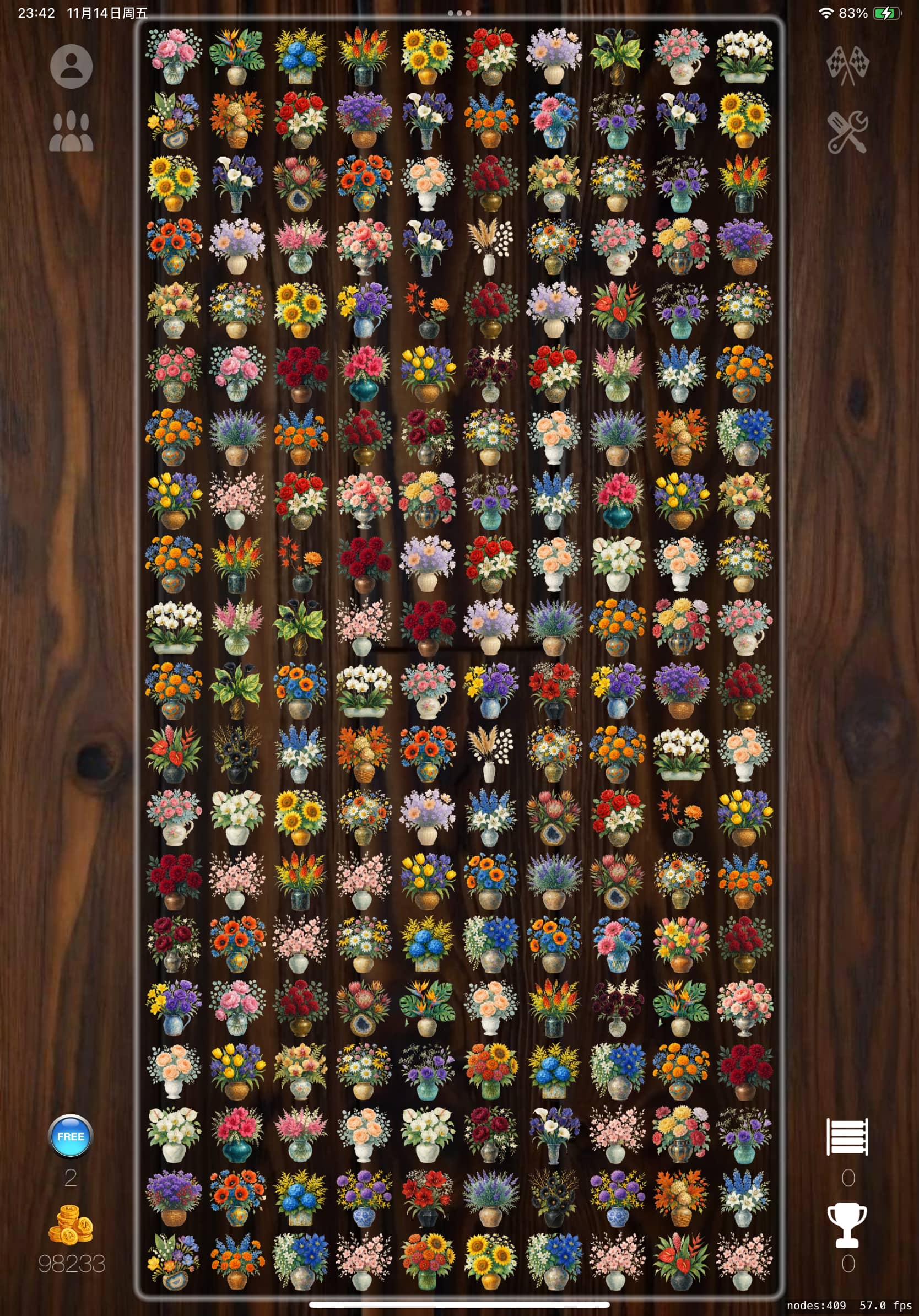 Flower Arrangement Theme Screenshot